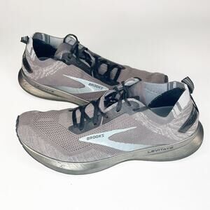 Brooks Levitate 4.0 Running Sneakers Shoes Grey Silver Men 11